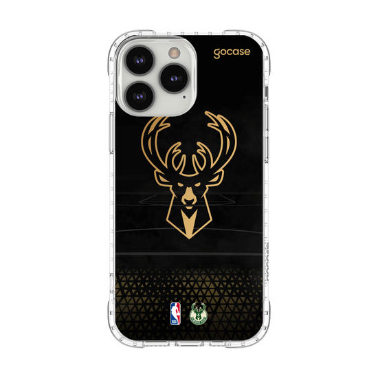 Capinha para celular NBA - Milwalkee Bucks - Gold
