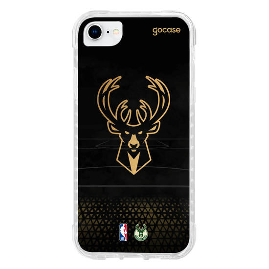 Capinha para celular NBA - Milwalkee Bucks - Gold