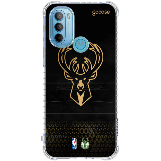 Capinha para celular NBA - Milwalkee Bucks - Gold