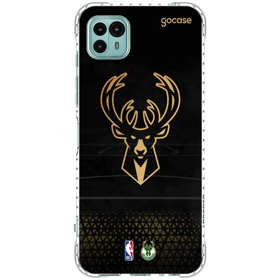 Capinha para celular NBA - Milwalkee Bucks - Gold