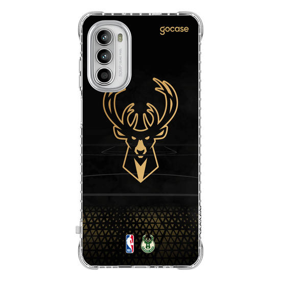 Capinha para celular NBA - Milwalkee Bucks - Gold