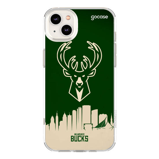 Capinha para celular NBA - Milwalkee Bucks - Skyline