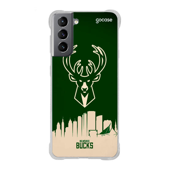 Capinha para celular NBA - Milwalkee Bucks - Skyline