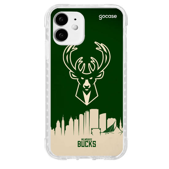 Capinha para celular NBA - Milwalkee Bucks - Skyline