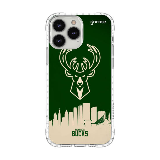 Capinha para celular NBA - Milwalkee Bucks - Skyline