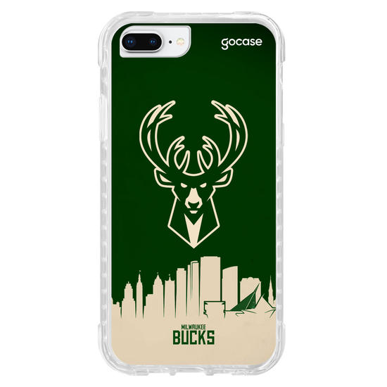 Capinha para celular NBA - Milwalkee Bucks - Skyline