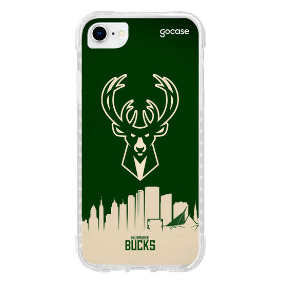 Capinha para celular NBA - Milwalkee Bucks - Skyline