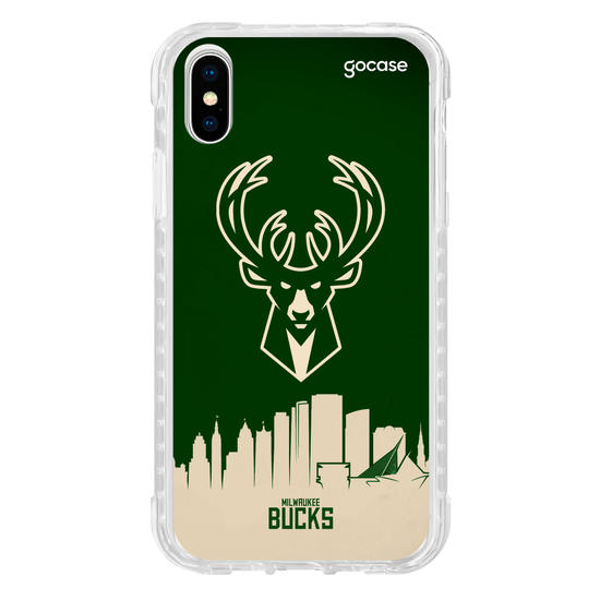 Capinha para celular NBA - Milwalkee Bucks - Skyline