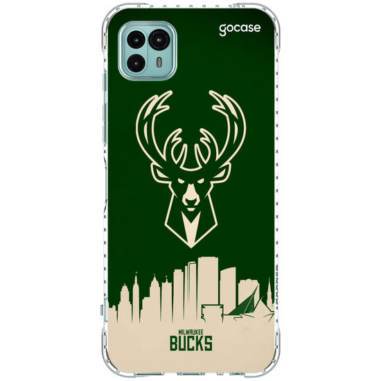Capinha para celular NBA - Milwalkee Bucks - Skyline