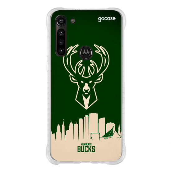 Capinha para celular NBA - Milwalkee Bucks - Skyline