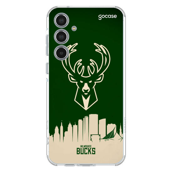 Capinha para celular NBA - Milwalkee Bucks - Skyline