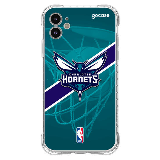 Capinha para celular NBA - Charlotte Hornets - Faixa