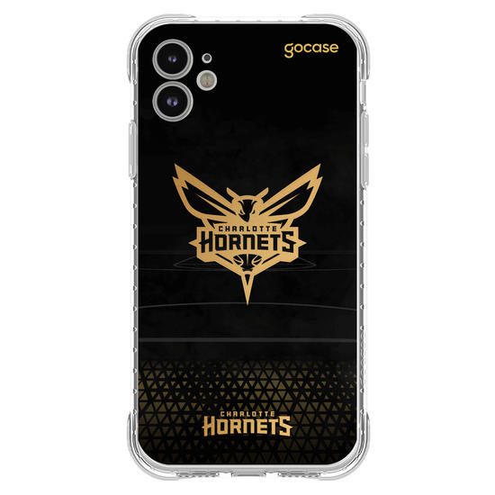 Capinha para celular NBA - Charlotte Hornets - Gold