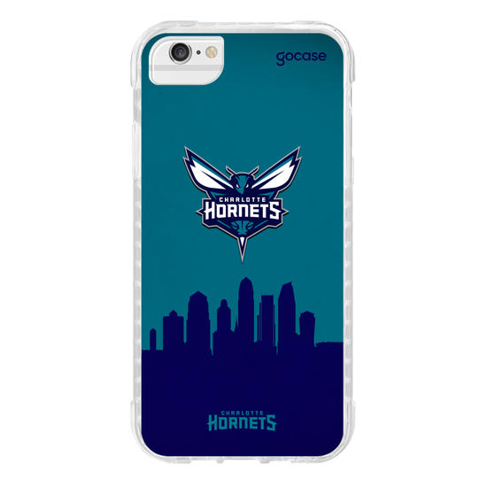 Capinha para celular NBA - Charlotte Hornets - Skyline