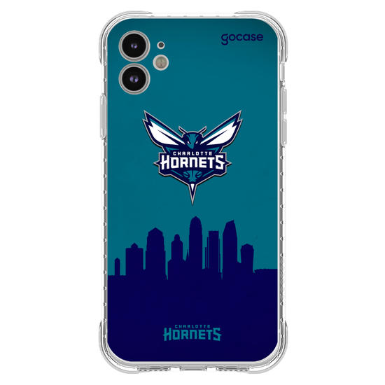 Capinha para celular NBA - Charlotte Hornets - Skyline