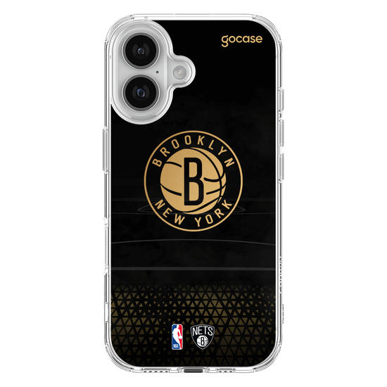 Capinha para celular NBA - Brooklyn Nets - Gold