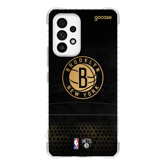 Capinha para celular NBA - Brooklyn Nets - Gold