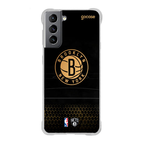 Capinha para celular NBA - Brooklyn Nets - Gold