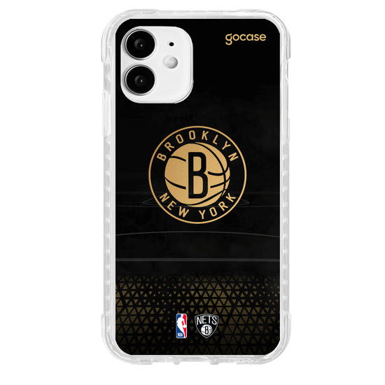 Capinha para celular NBA - Brooklyn Nets - Gold