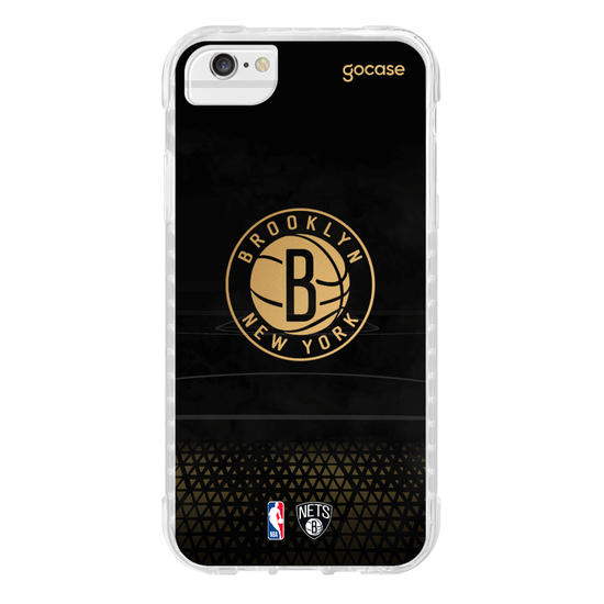 Capinha para celular NBA - Brooklyn Nets - Gold