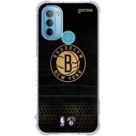 Capinha para celular NBA - Brooklyn Nets - Gold