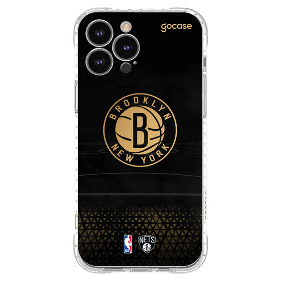 Capinha para celular NBA - Brooklyn Nets - Gold