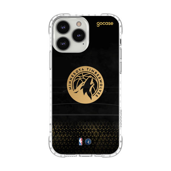 Capinha para celular NBA - Minnesota Timberwolves - Gold