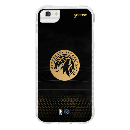 Capinha para celular NBA - Minnesota Timberwolves - Gold