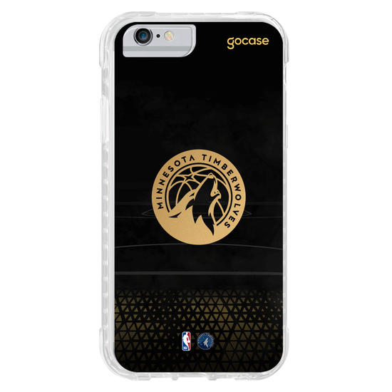Capinha para celular NBA - Minnesota Timberwolves - Gold