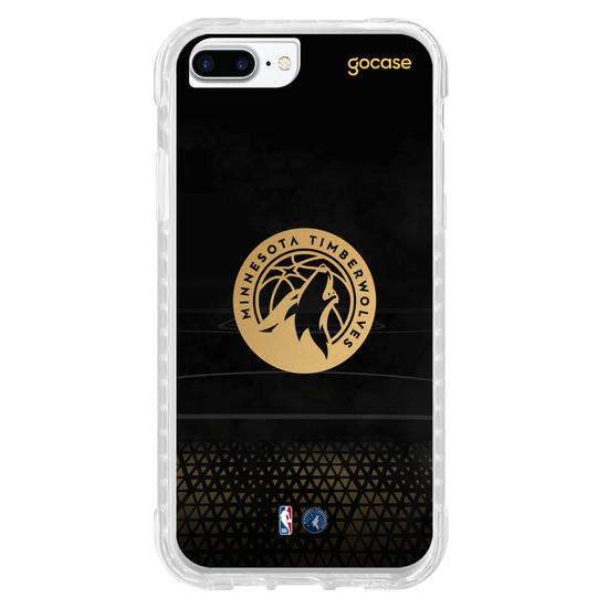 Capinha para celular NBA - Minnesota Timberwolves - Gold