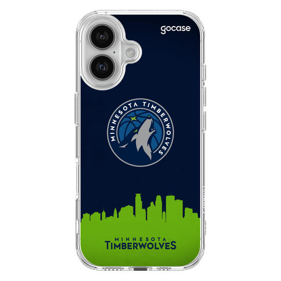 Capinha para celular NBA - Minnesota Timberwolves - Skyline