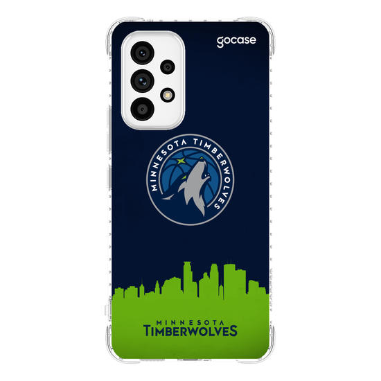 Capinha para celular NBA - Minnesota Timberwolves - Skyline
