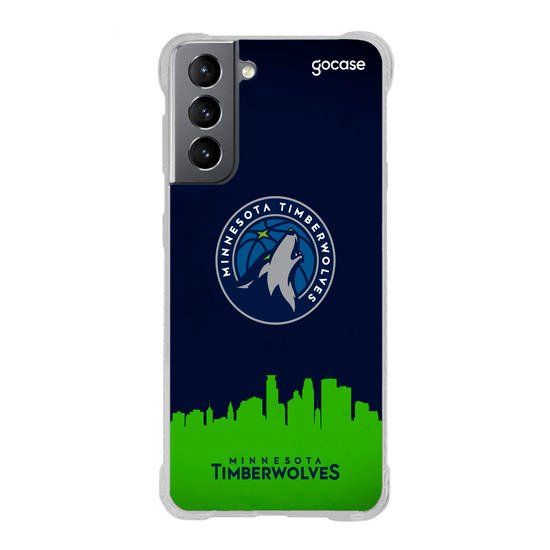 Capinha para celular NBA - Minnesota Timberwolves - Skyline