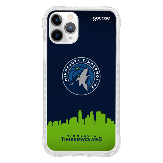 Capinha para celular NBA - Minnesota Timberwolves - Skyline