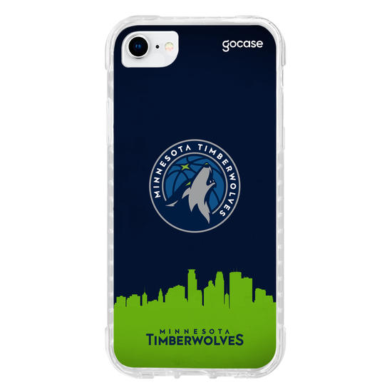 Capinha para celular NBA - Minnesota Timberwolves - Skyline
