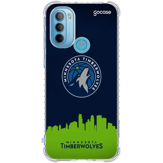 Capinha para celular NBA - Minnesota Timberwolves - Skyline