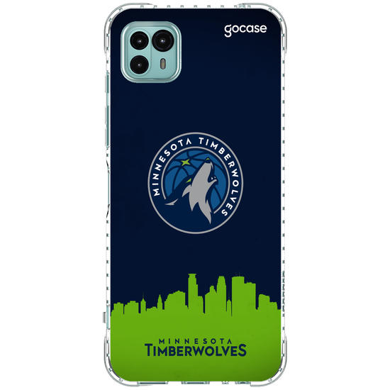 Capinha para celular NBA - Minnesota Timberwolves - Skyline