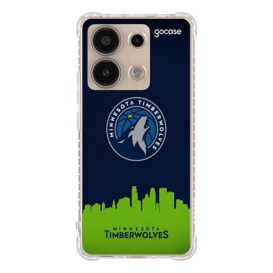 Capinha para celular NBA - Minnesota Timberwolves - Skyline