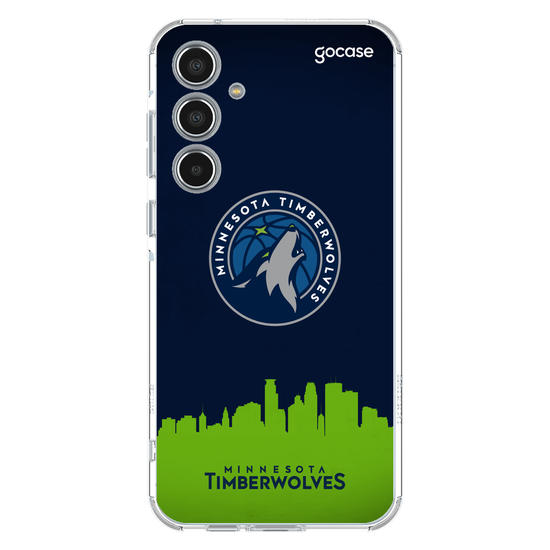 Capinha para celular NBA - Minnesota Timberwolves - Skyline