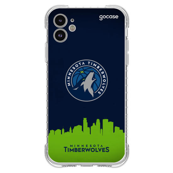 Capinha para celular NBA - Minnesota Timberwolves - Skyline