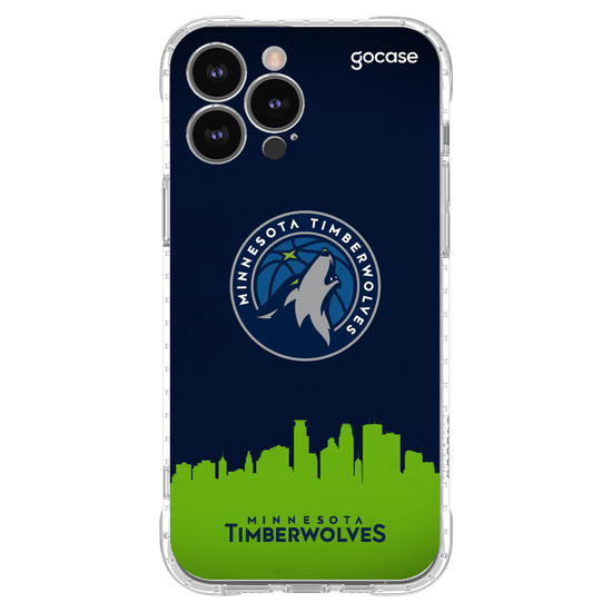 Capinha para celular NBA - Minnesota Timberwolves - Skyline