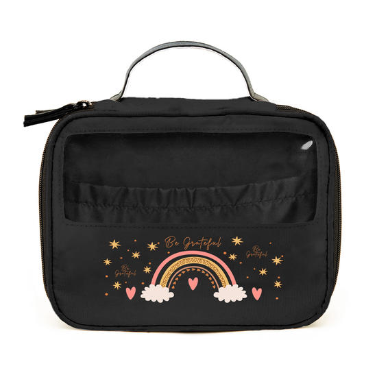 Necessaire Makeup Double - Arco-Íris - Be Grateful