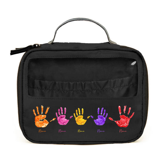 Necessaire Makeup Double - Family Hand Print