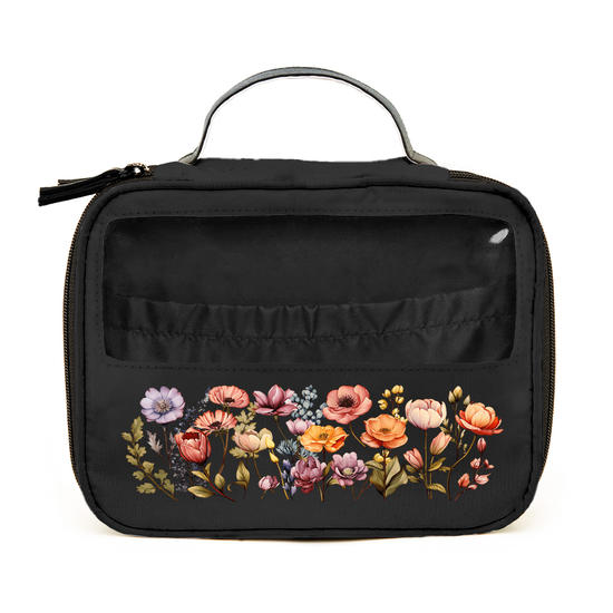 Necessaire Makeup Double - Flores Realistas