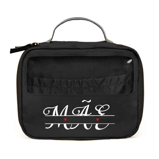 Necessaire Makeup Double Preta - Mãe Monograma