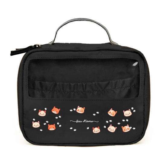 Necessaire Makeup Double - Charmes Felinos Manuscrito