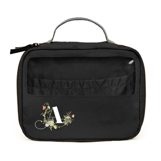 Necessaire Makeup Double - Inicial Arranjo de Flores