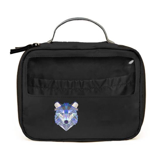 Necessaire Makeup Double - Lobo Geométrico