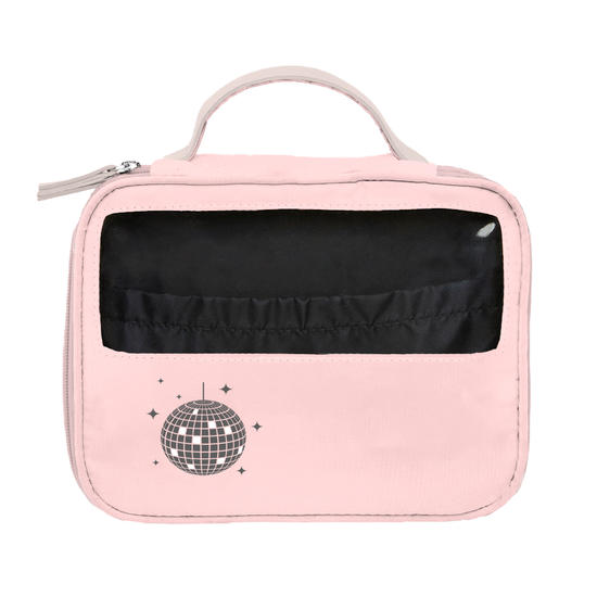 Necessaire Makeup Double Rosa - Mirrorball