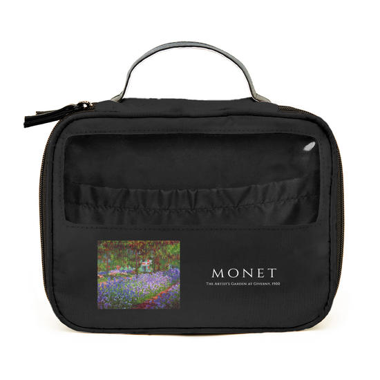 Necessaire Makeup Double Preta - Monet - Jardim em Giverny